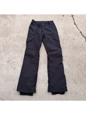 Burton Dryride ski Snowboarding Pants Women Size XS Black Zip Button